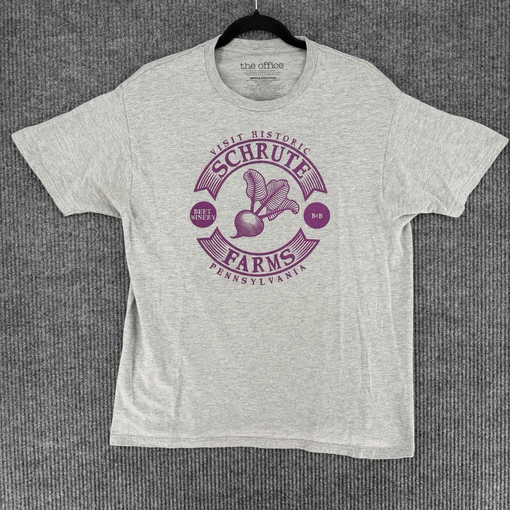 The Office Ripple Junction t-shirt mens large dwight schrute farms merch beets